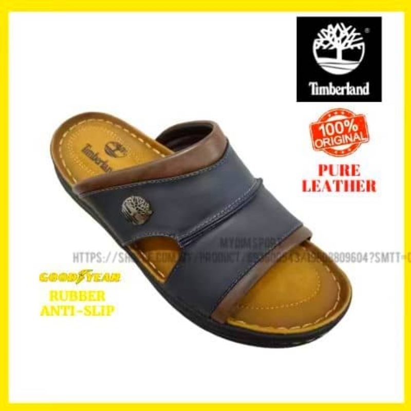 Timberland Sandal, Pure Leather Ship in 24 hour，Tapak Jahit/Stitch, Kasut Kulit Timberland, Comfortable, Clarks Sandal