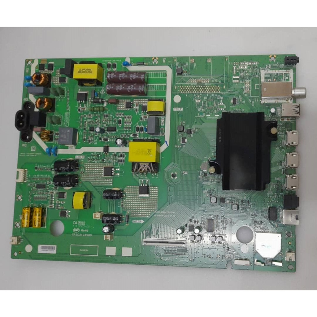 (C031) Skyworth 50UB5100 Mainboard, LVDS, Button, Ribbon. Used TV Spare