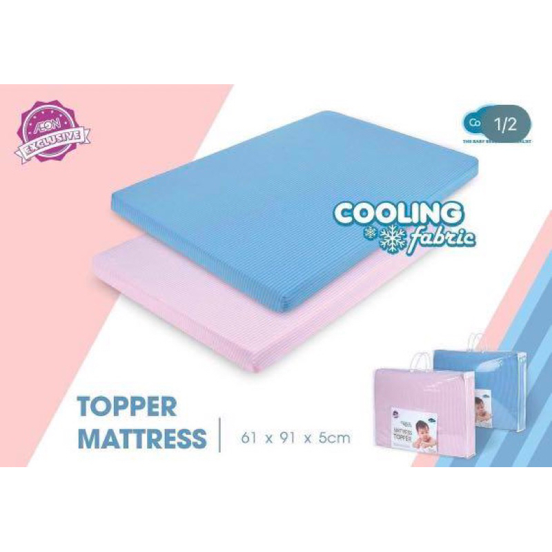 Comfy Baby Cooling fabric Mattress topper Shopee Malaysia