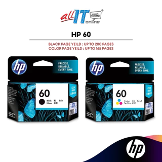 HP 60 Ink Cartridge 100% Original CC640WA CC643WA for Printer DeskJet D2500 D2530 F4200