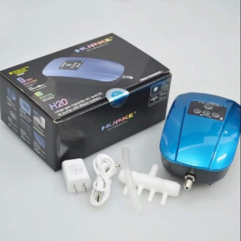 HUIKE H20 AC/DC Super Silent Aquarium Air Pump | Shopee Malaysia