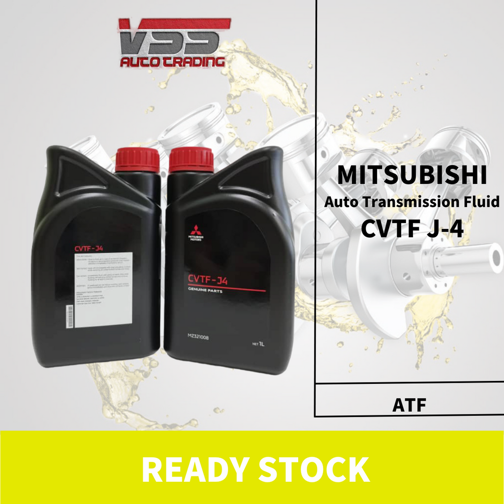 (100% ORIGINAL) Mitsubishi ATF CVT J4 J-4 Auto Transmission Fluid (1L ...