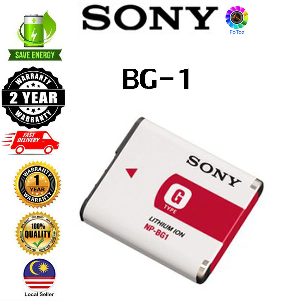 Sony NPBG1 Type G Lithium Ion Rechargeable Battery Pack for Sony W Series, Digital Cameras