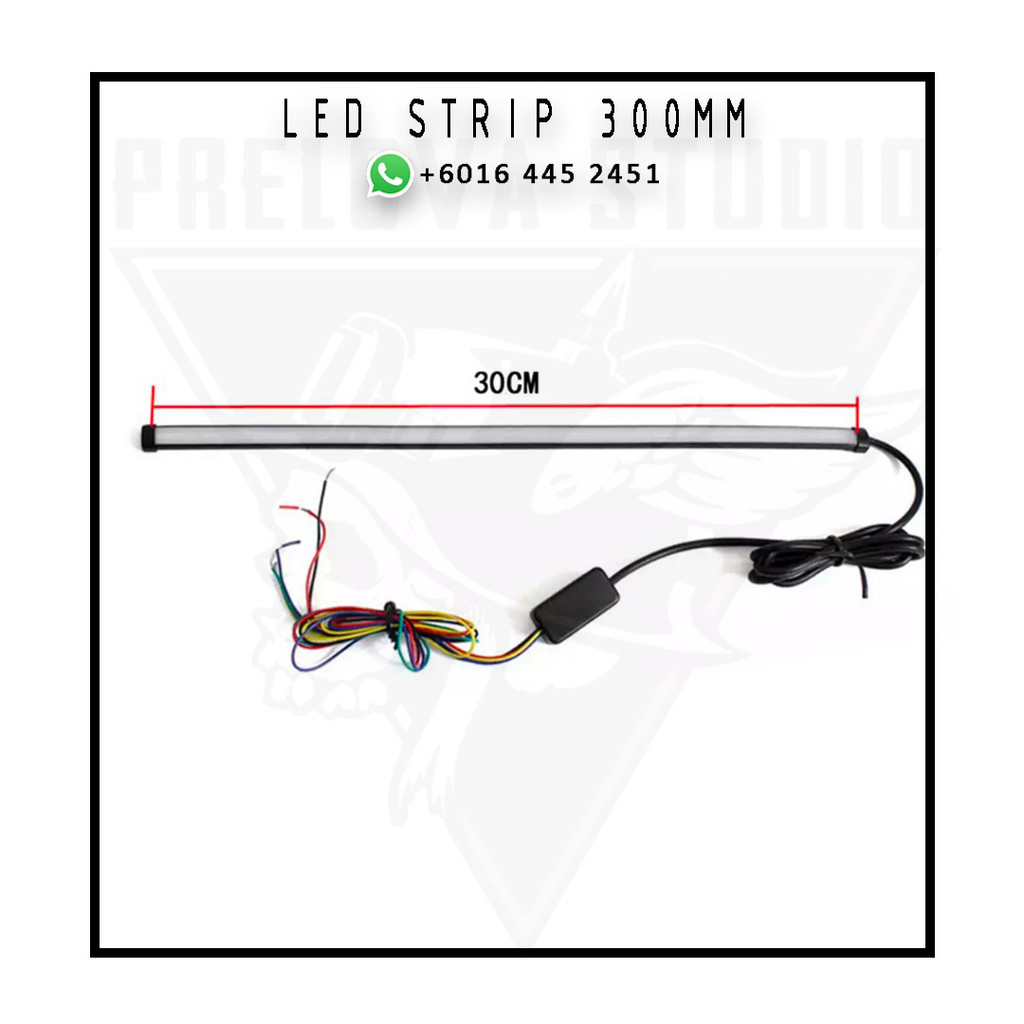 TAIL LIGHT LED STRIP SPECIAL HIGH QUALITY 30CM (HIGH QUALITY LAMPU ...