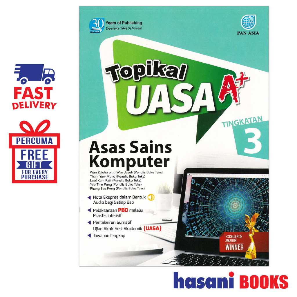 Hasani Pan Asia Topikal Uasa A Asas Sains Komputer Tingkatan 3 9789674667894 Shopee Malaysia 1584