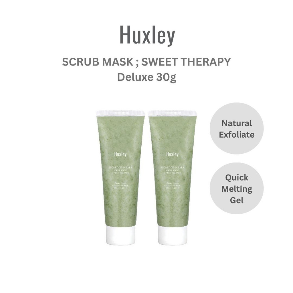 Huxley Scrub Mask Sweet Therapy Deluxe (30g) [ Face Scrub / Exfoliate