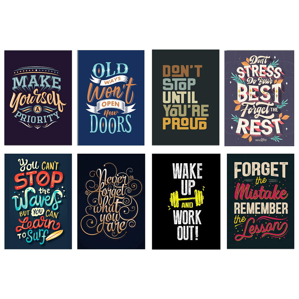 FRIDGE MAGNET NIPIS Motivational Quotes 9x6cm - SET 1 | Shopee Malaysia