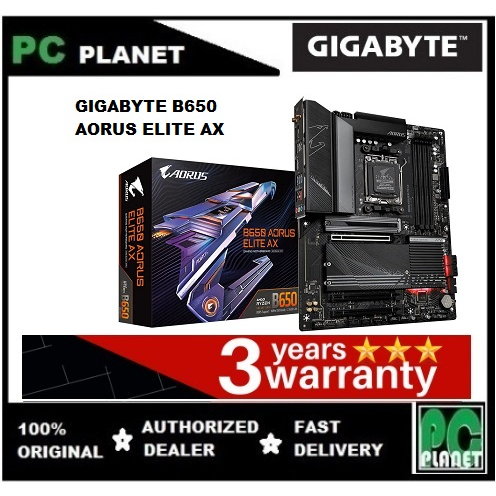 GIGABYTE B650 AORUS ELITE AX MOTHERBOARD | Shopee Malaysia