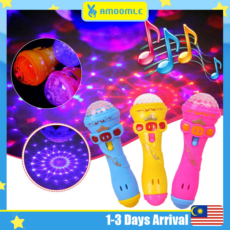 Flashing Projection Microphone Toys Baby Learning Machine Educational ...