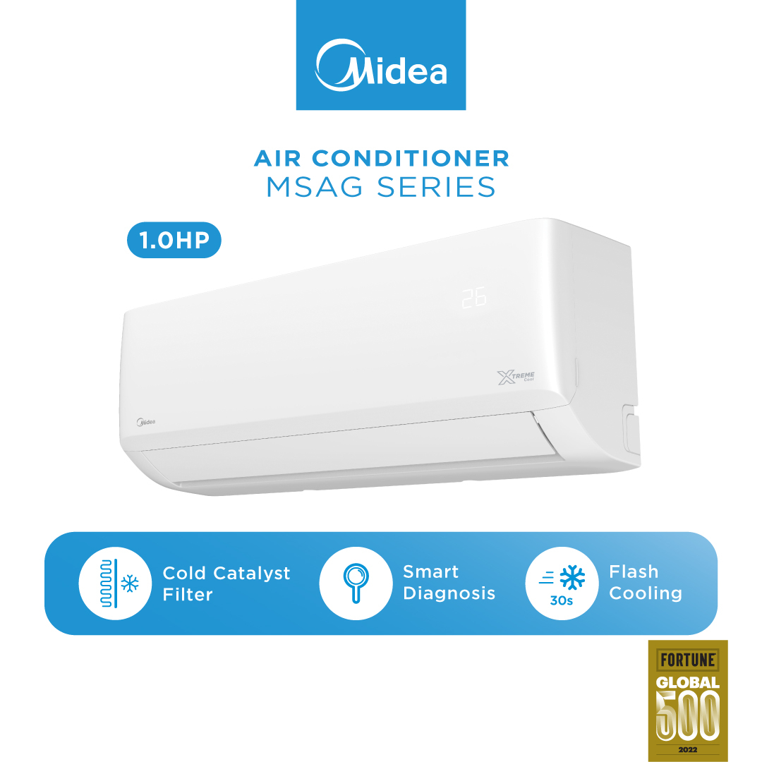 Midea Msag 10crn8 Msag 13crn8 Msag 19crn8 Msag 25crn8 Xtreme Cool R32 Non Inverter Air 8661