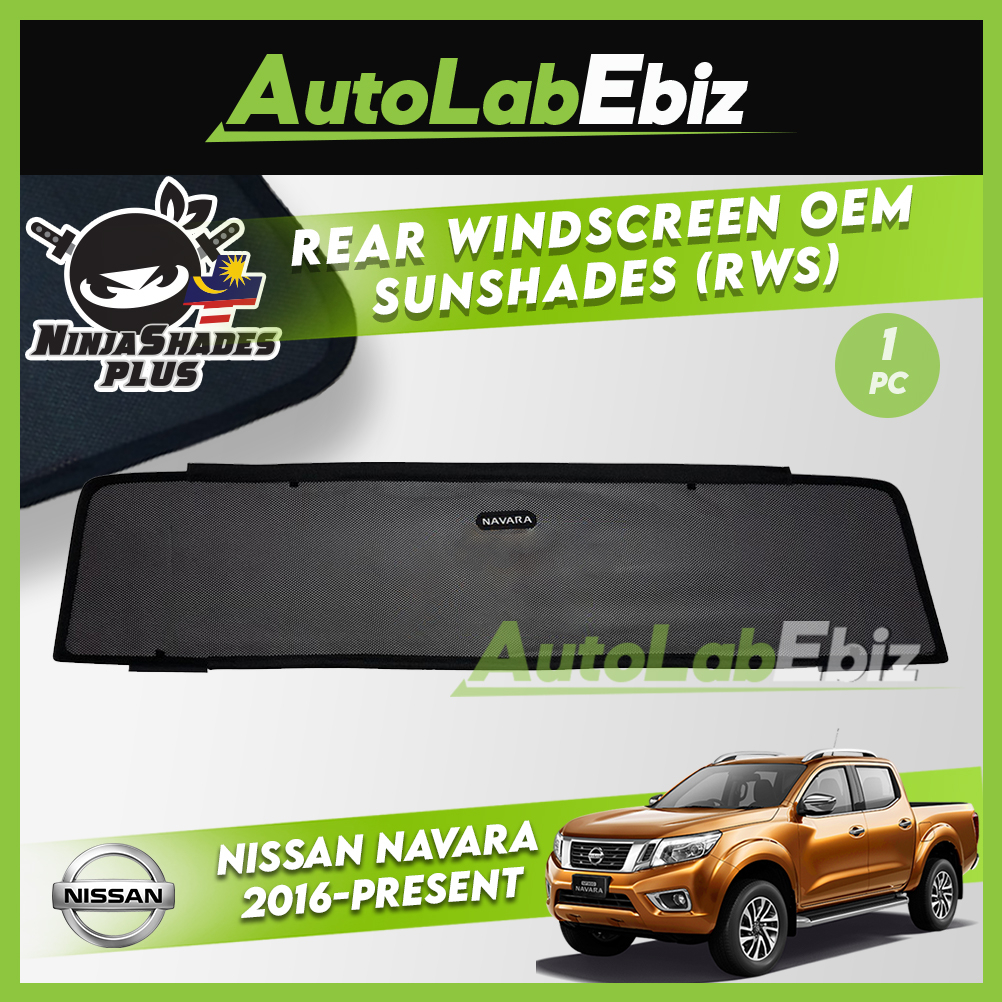 Nissan Navara NP300 2016-2023 NinjaShades Plus Rear Windscreen OEM ...