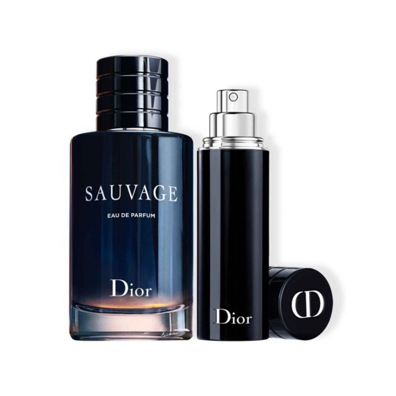 DIOR Sauvage EDP 100ml + 10ml Refillable Bottle [𝐎𝐑𝐈𝐆𝐈𝐍𝐀𝐋] | Shopee ...