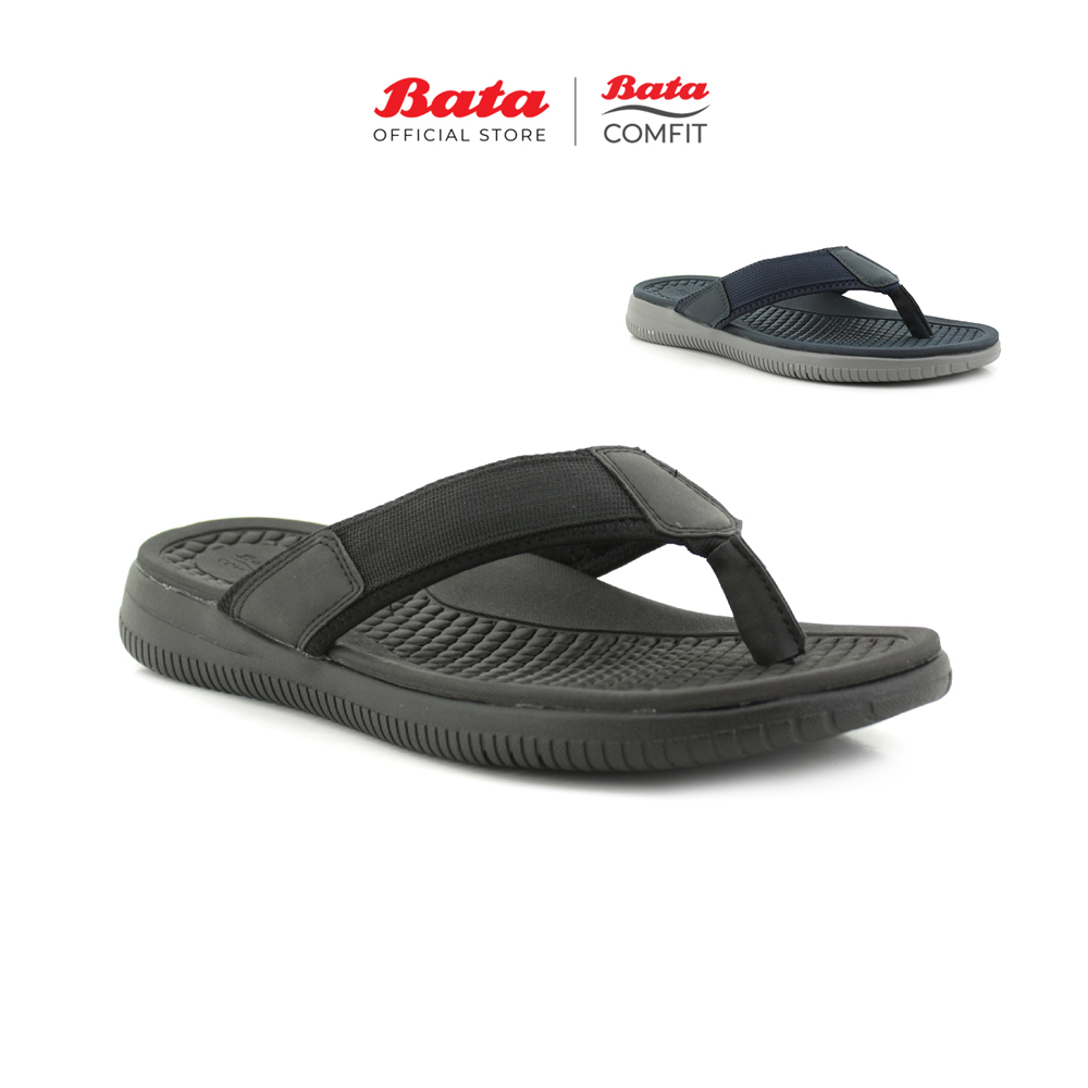 BATA COMFIT Andrea Men Black / Navy Sandal 8616234 / 8619234 Kasut