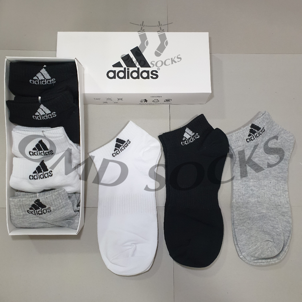 Adidas Kotak Light Sport Stokin Pendek OOTD Socks Men Women Lelaki ...