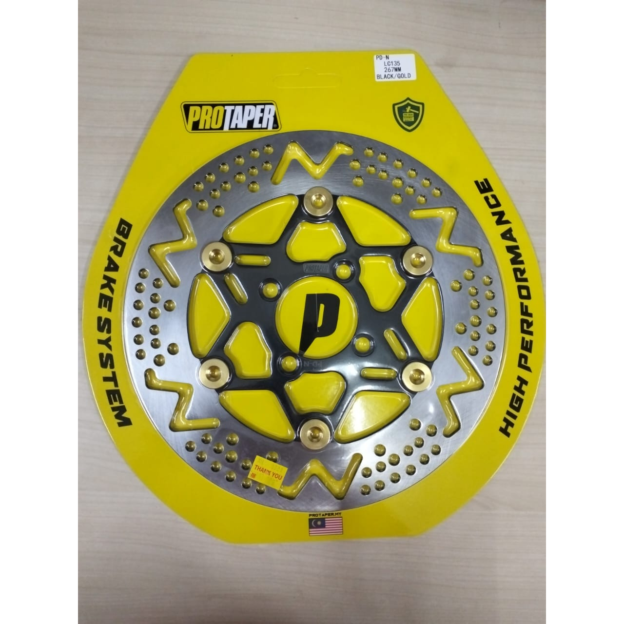 LC135/Y15ZR PROTAPER PD-N 267MM FRONT DISC BRAKE PLATE PIRING DISC ...