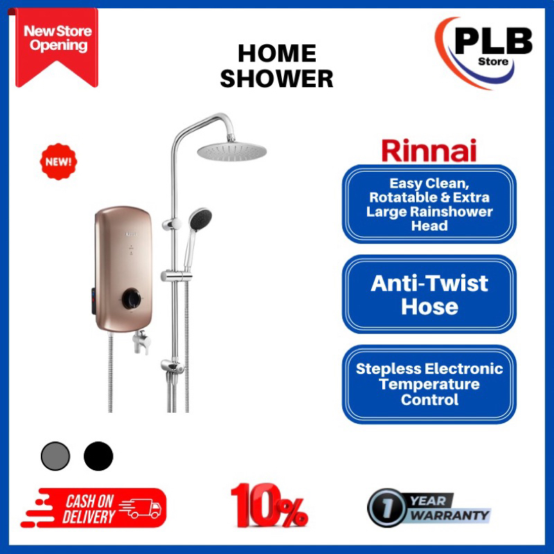 RINNAI HOME SHOWER REIB380DPRMB/BZ (Wth pump) Shopee Malaysia