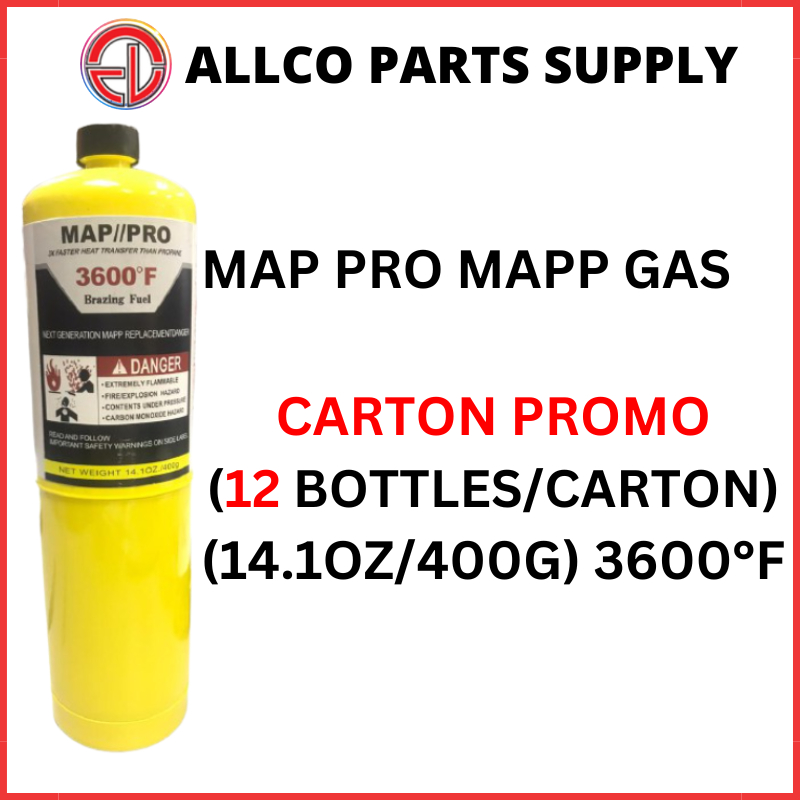 [BEST DEAL]MAP PRO MAPP GAS CARTON PROMOTION (14.1OZ/400G) (12 BOTTLES/CARTON) ALLCO PARTS