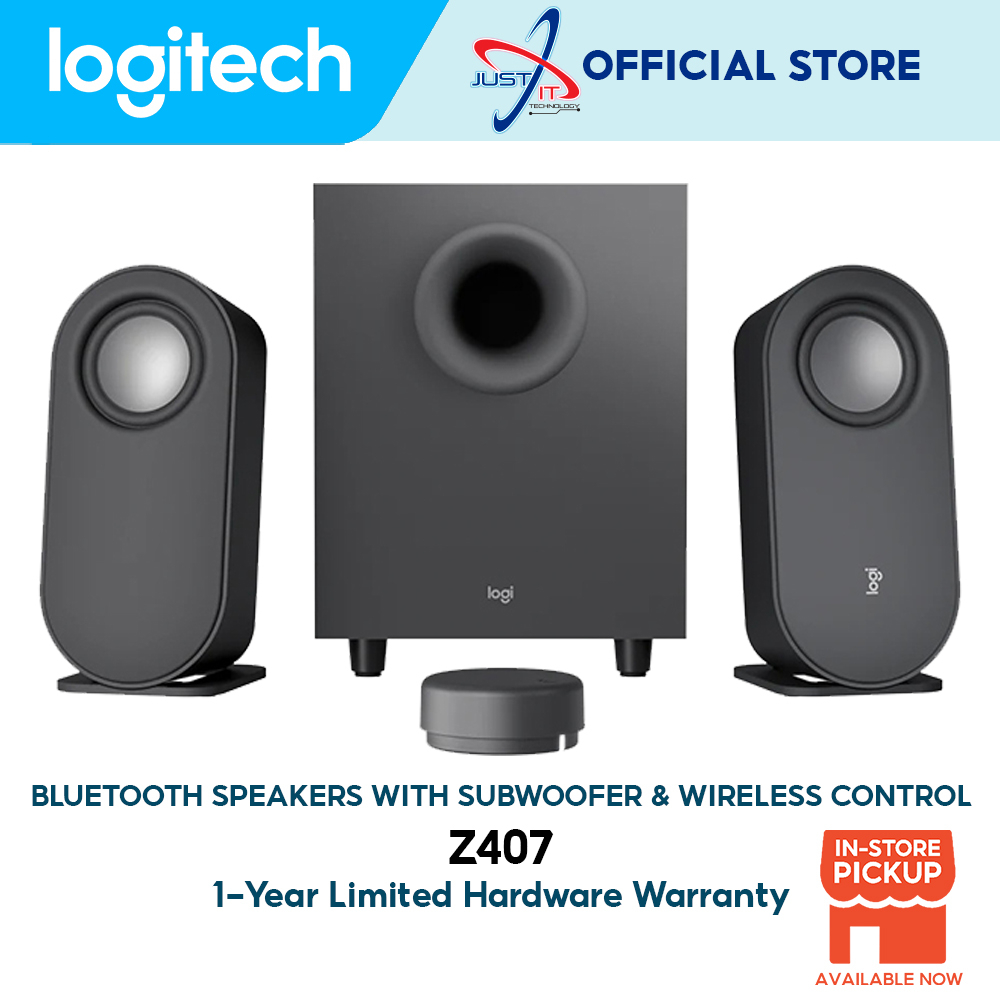 Logitech Z407 BLUETOOTH COMPUTER SPEAKERS WITH SUBWOOFER AND WIRELESS