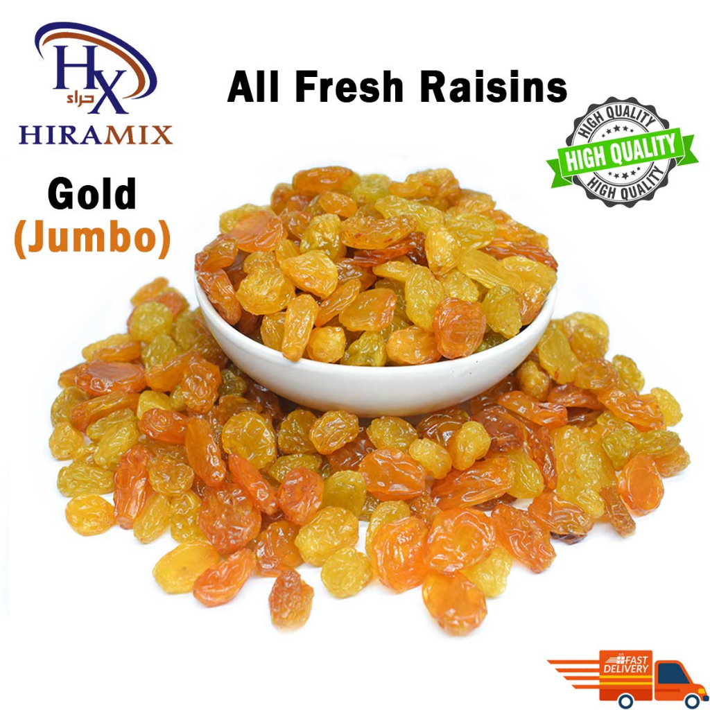 Fresh Raisins Golden Jumbo Kismis Emas Besar kismis Raisin Dried