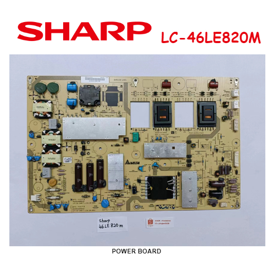 Alimentatore PSU Per TV Sharp LC-40LE830E - Modello DPS-110AP-7 / DPS-110AP-6 - Usato Funzionante
