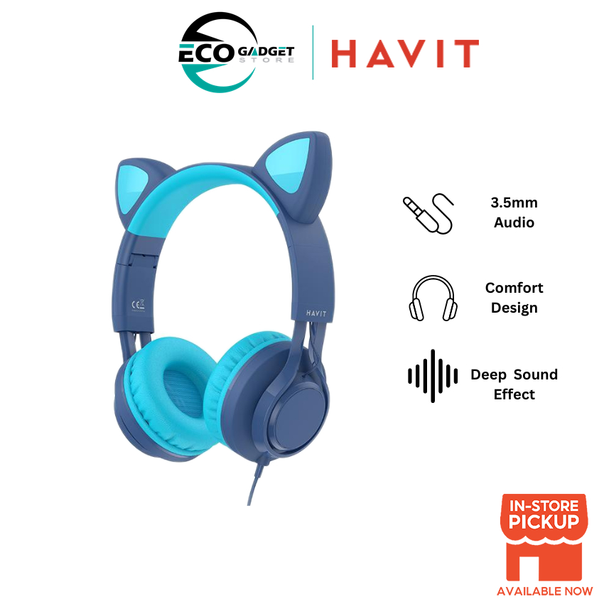 Cat ear best sale headphones shopee