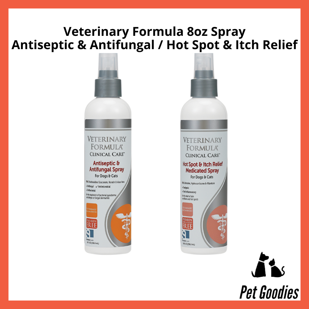Veterinary Formula 8oz Spray and shampoo ( Antiseptic & Antifungal ...