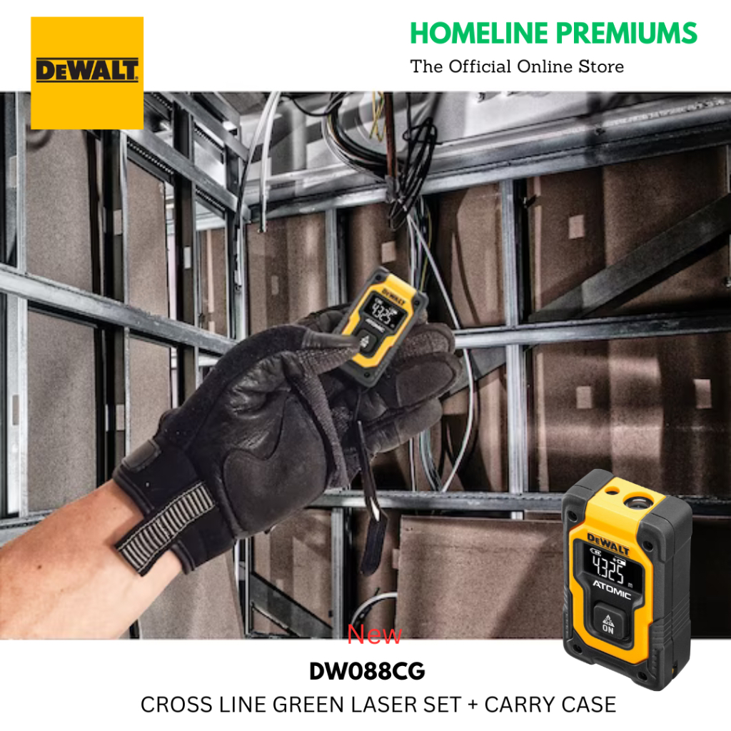 DEWALT DW055PL ATOMIC COMPACT SERIES™ 55 ft / 16M POCKET LASER DISTANCE ...
