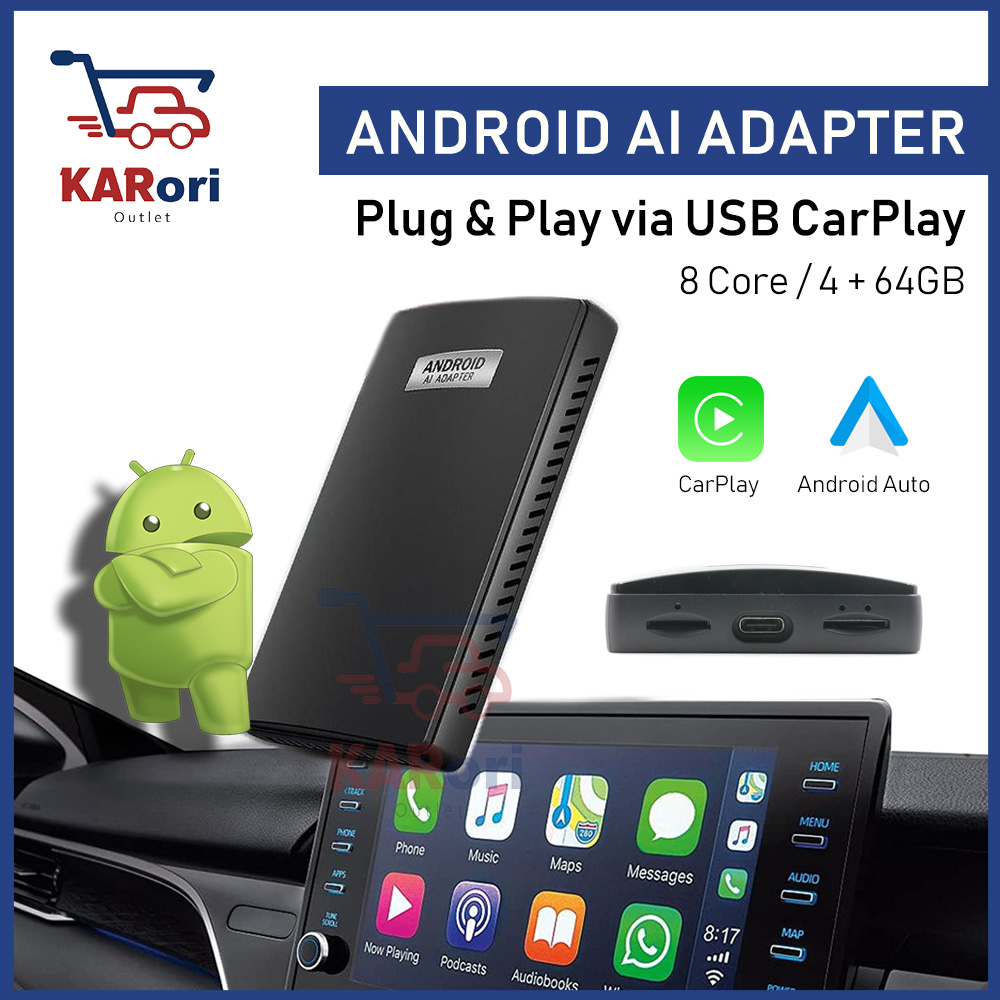 CARPLAY TO ANDROID AI BOX / CARPLAY ANDROID SMART AI ADAPTER BOX