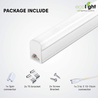 Ecolight LED T5 Tube Light Lamp Bulb Complete Set Celling Light Energy ...