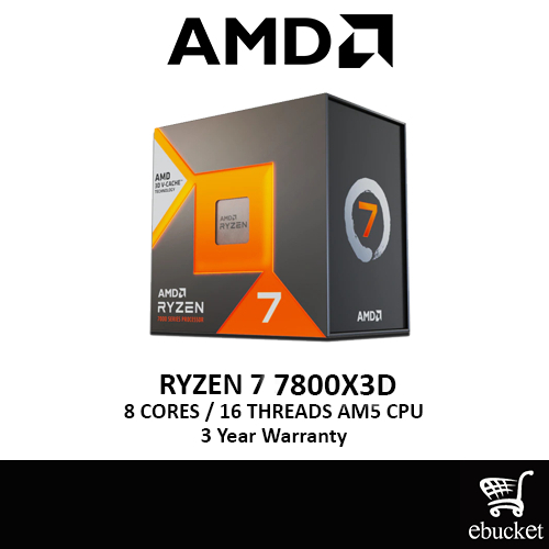  AMD Ryzen 7 7800X3D 8-Core, 16-Thread Desktop