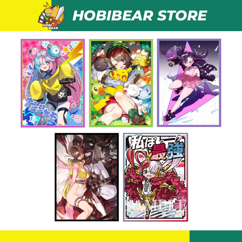 50 - 60 PCS Pokemon/Digimon/One Piece TCG/Magic/Union Arena TCG : Gloss Card  Sleeves Iono/Gloria/Marnie/Angewomon/Uta | Shopee Malaysia
