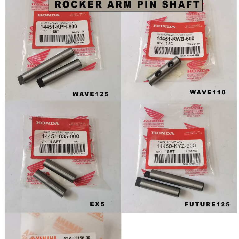 ORI THAILAND HONDA WAVE110 WAVE DASH ROCKER ARM SHAFT SET ROCKER ARM ...
