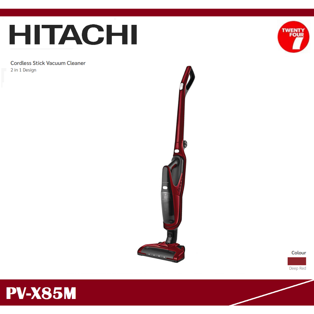 HITACHI Cordless Stick Vacuum Cleaner 2 in 1 Design PVX85M Shopee