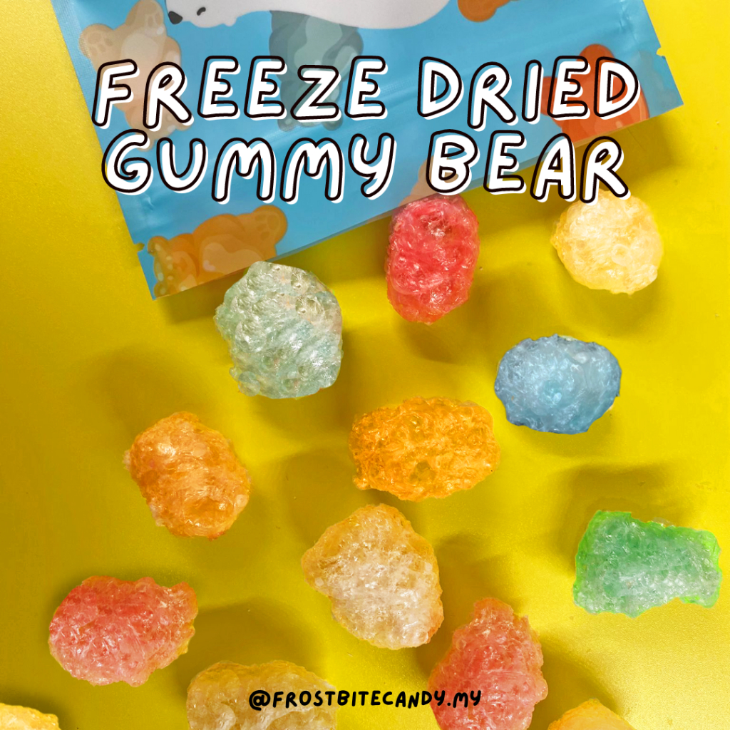 Freeze Dried Premium Yupi Gummy Bear Frostbite Candy Shopee Malaysia