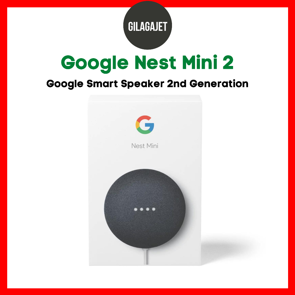 Google Nest Mini (Google Home Mini, 2nd Gen) Smart Speaker & Home ...