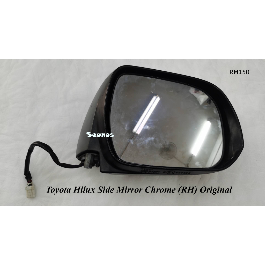 Pre Loved Original Toyota Hilux Side Mirror Chrome RH (2nd Hand / Used