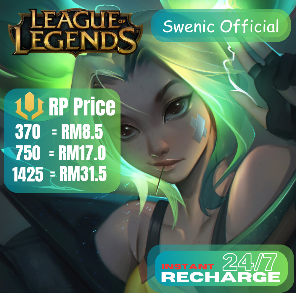 League of Legend RP Top UP / 100% Legit / Fast & Cheap | Shopee Malaysia