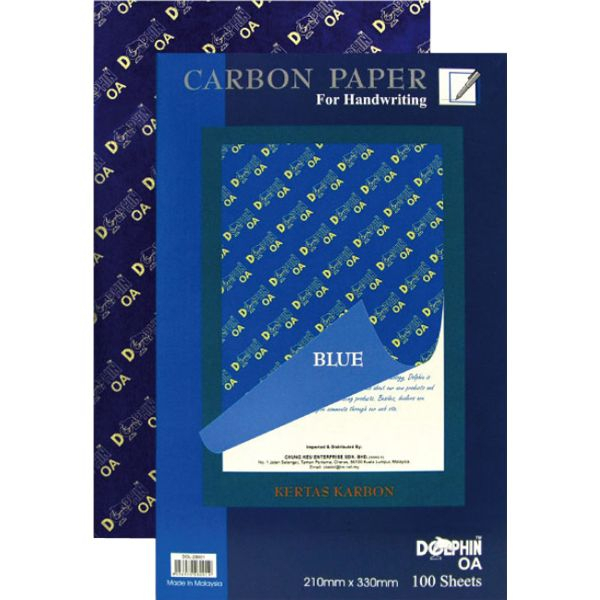Dolphin DOL-28001 & DOL -28002 Carbon Paper Black / Blue (100pcs ...