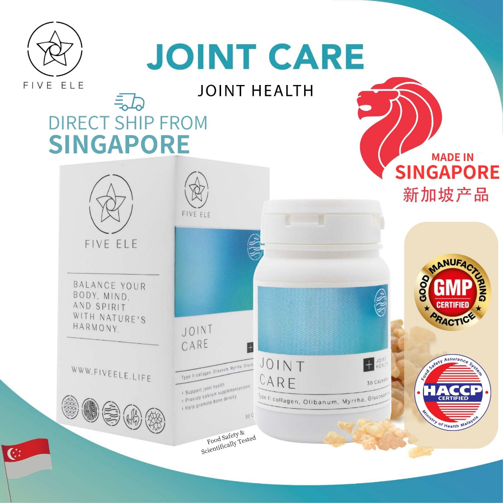 Five ELE JOINT CARE (30Capsules)FE009 Reduce Joint Pain & Due to Osteoarthritis