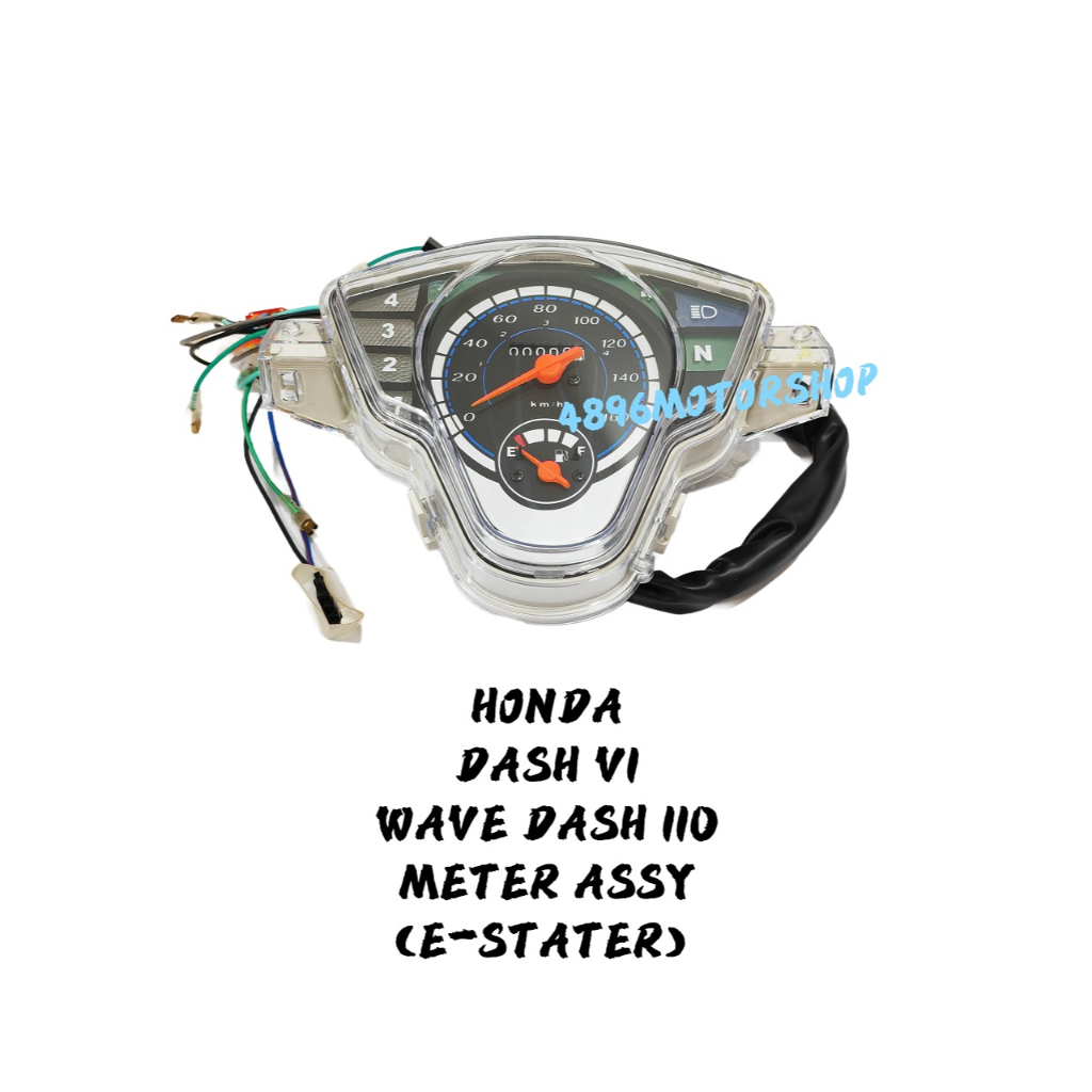 Honda DASH 110 [ ESTARTER ] Meter Assy DASH110 V1 WAVEDASH WAVE DASH