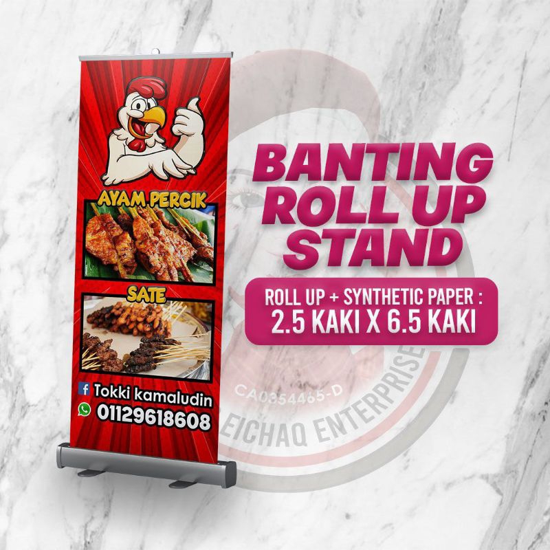 BANTING ROLL UP STAND | Shopee Malaysia