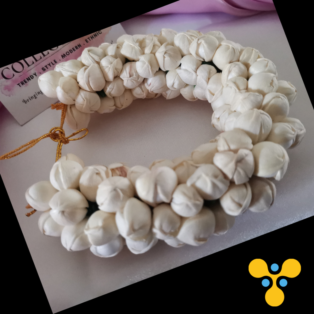 INDIAN WOMEN FAKE JASMINE FLOWER (KONDAMAALAI) Shopee Malaysia