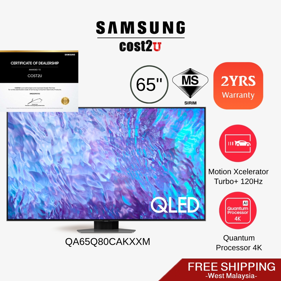 Samsung Q80c Qled 4k Smart Tv 120hz 2023 50 55 65 Qa55q80cakxxm Qa65q80cakxxm 9591