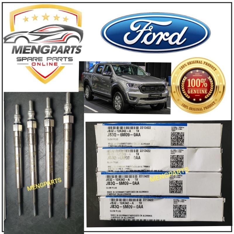 ORIGINAL FORD RANGER T8 2.0 2019Y HEATER PLUG ,GLOW PLUG JB3Q-6M-090AA ...