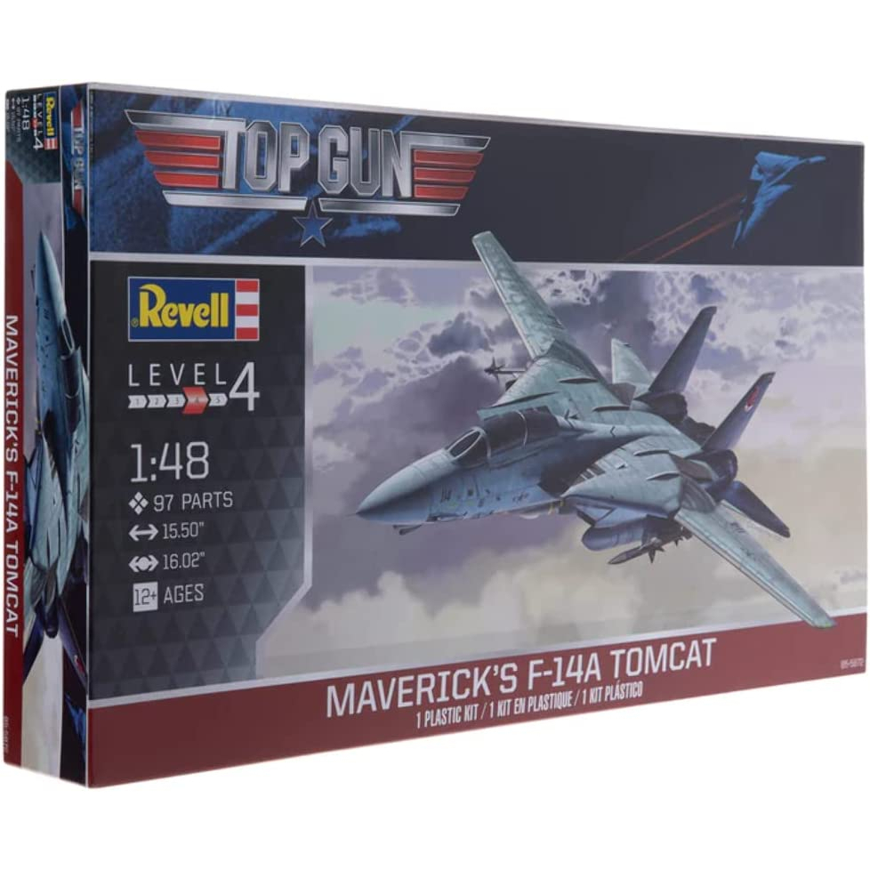 Level Monogram 1/48 Mavericks F-14A Tomcat Top Gun RMX5872 | Shopee ...