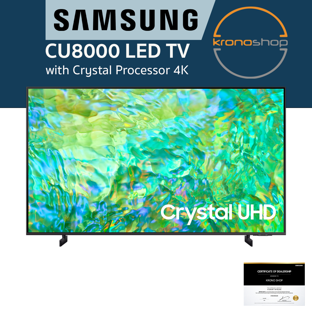 [2023 NEW] SAMSUNG CU8000 50 INCH 4K UHD Smart TV UA50CU8000KXXM