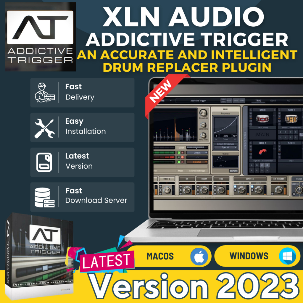 XLN Audio Addictive Trigger - An accurate and intelligent drum replacer ...
