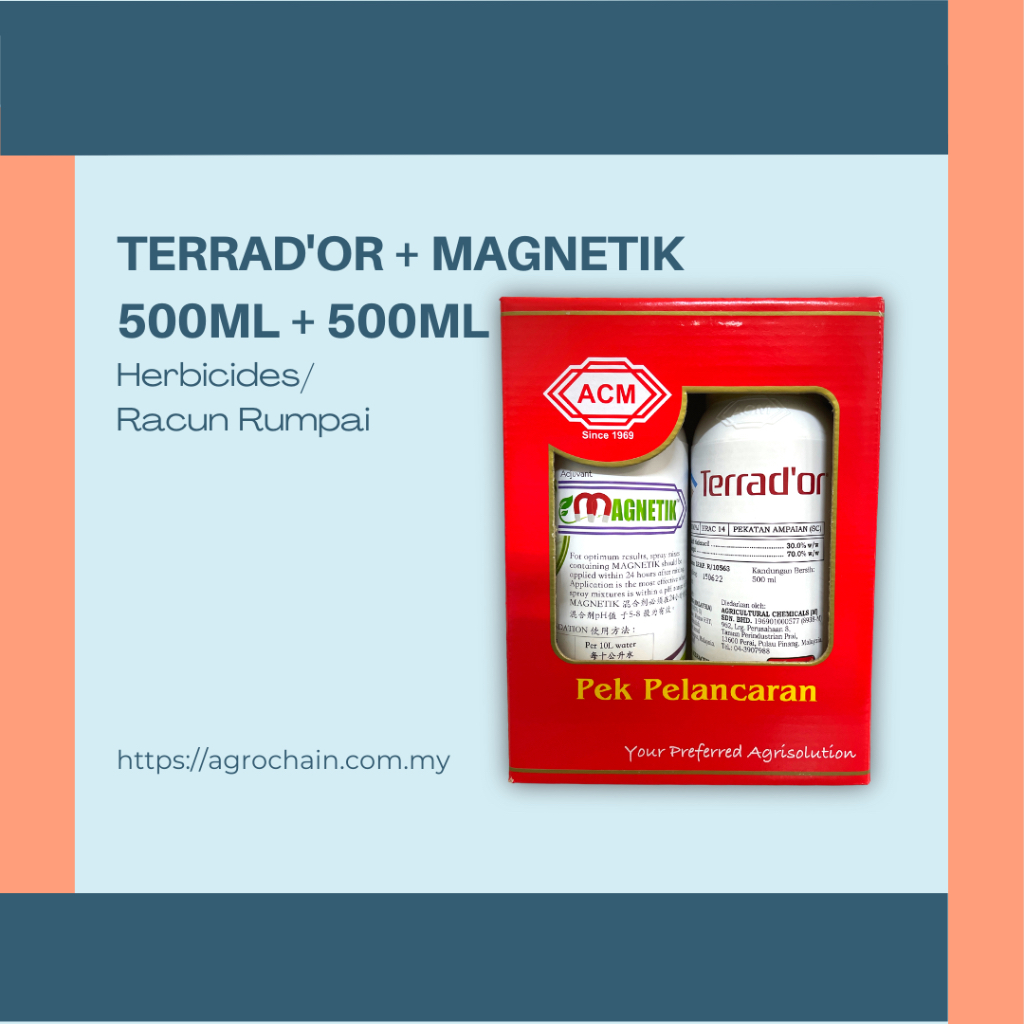 Acm Terrador Pek Pelancaran Terrador 500ml Magnetik 500ml Racun