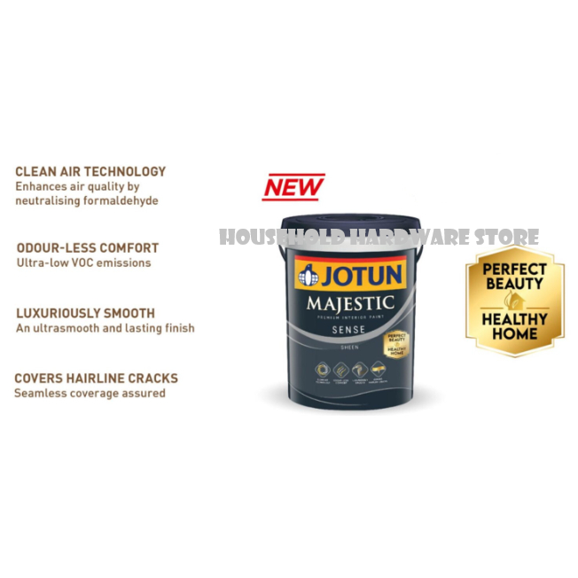 15 LITER JOTUN MAJESTIC SENSE SHEEN PREMIUM INTERIOR PAINT (ODOURLESS
