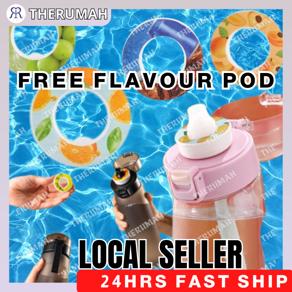 LOCAL!! 650ML AROMA Water Bottle With Fruit Flavor Fragrance Scent ...